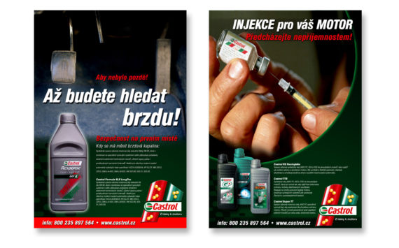 Castrol Lubricants (CR), s.r.o. návrhy inzerce